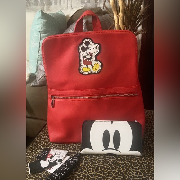 Disney Mickey Mouse purse backpack and wallet set main image 4